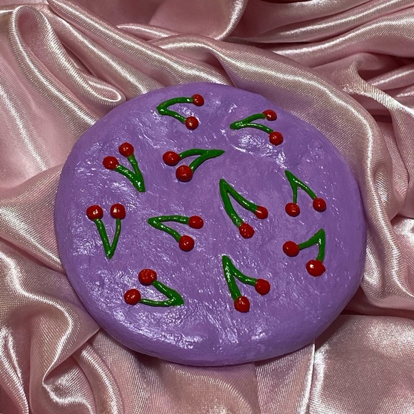 jewellery trinket tray with cherries - Picture 1 of 3